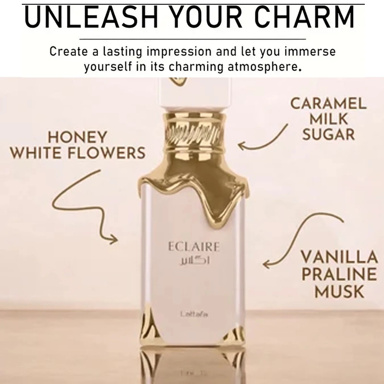 LATTAFA Eclaire Eau De Parfum Spray For Women, 3.4 Ounce/100ml Valentines Day Gifts Give Her The Perfect Gift